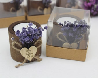 Wedding Party Favors for Guests in bulk | Wedding Bulk Favors | Bridal Shower Favors | Unique Favors | Tealight Holders | Thank You Favor