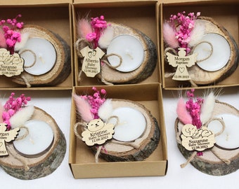 Baby Shower Candles, Baby Shower Favors for Guests, Personalized Candles, Party Favors Candles, Rustic Candle Favors, Baby Boy Favors