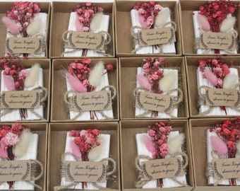 Mini Soap Favors, Wedding Favors for Guests in Bulk, Personalized Gifts, Bridal Shower Favors, Wedding Party Favors, Bridesmaid Gifts