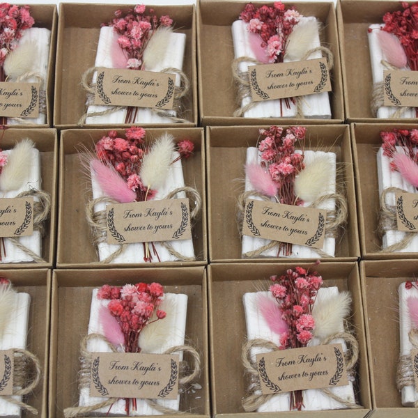 Mini Soap Favors, Wedding Favors for Guests in Bulk, Personalized Gifts, Bridal Shower Favors, Wedding Party Favors, Bridesmaid Gifts