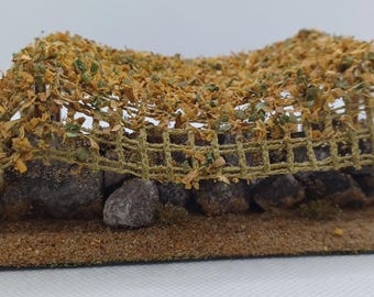 28mm Desert Sangar. Handmade Terrain Base.