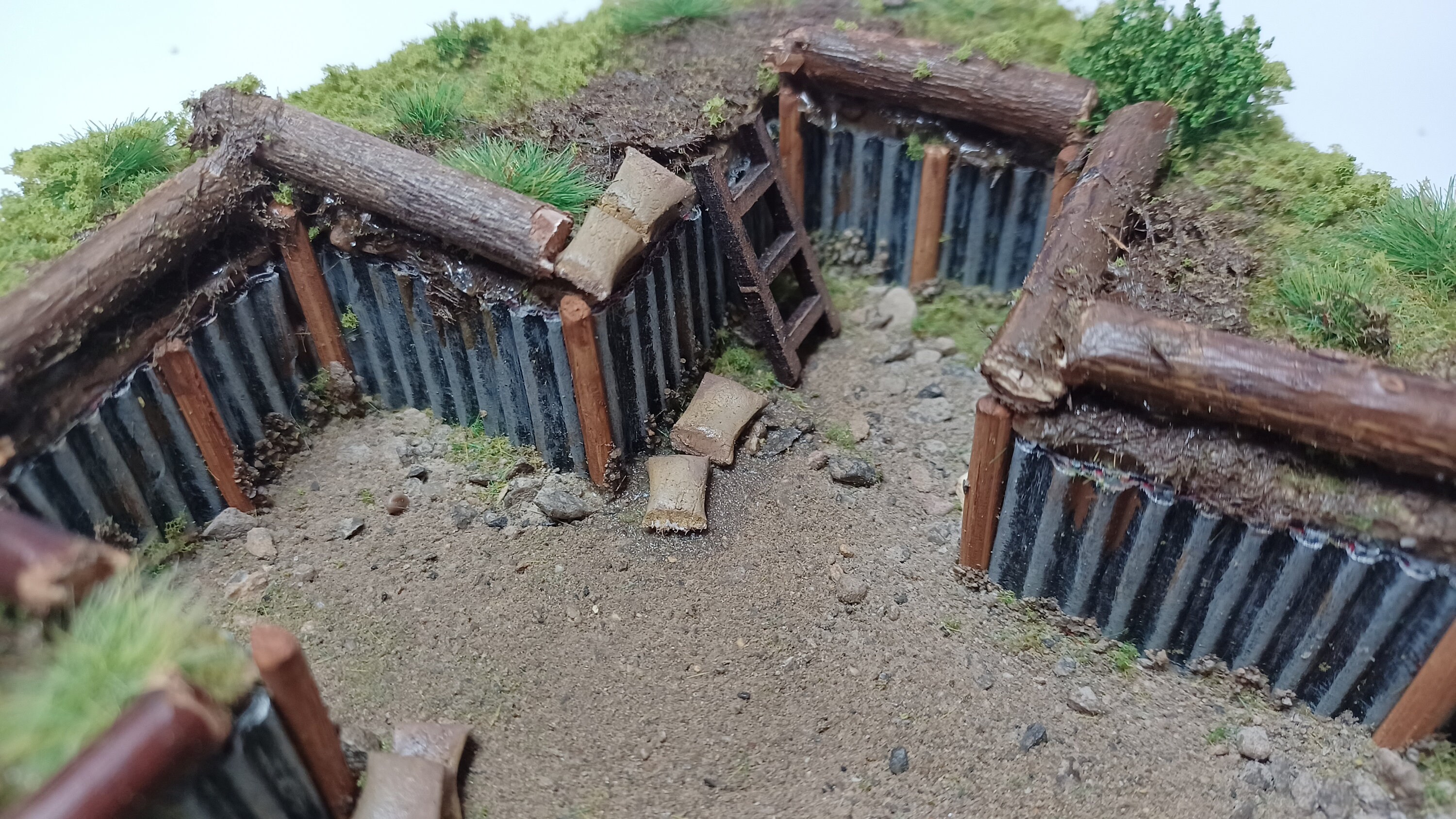 Trench Command Center 28mm Command Trench. Handmade Terrain Base. - Etsy