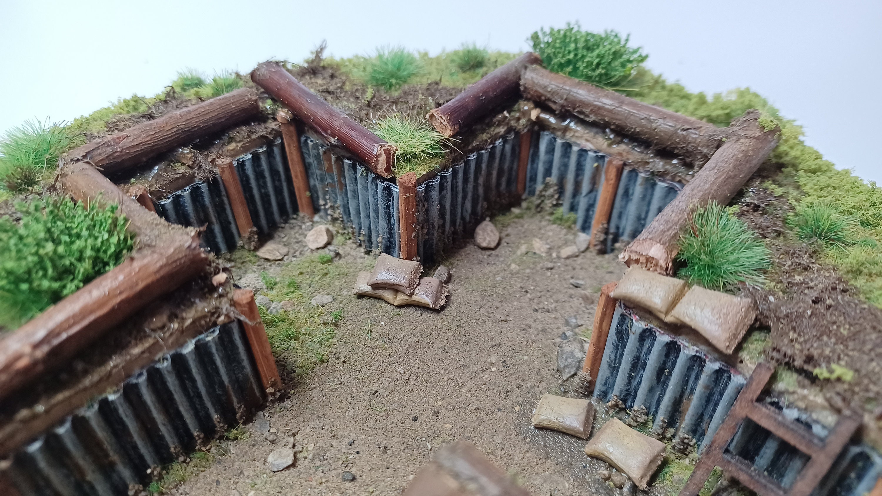 Trench Command Center 28mm Command Trench. Handmade Terrain Base. - Etsy