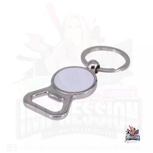 Sublimation Blank Bottle Opener Keychains