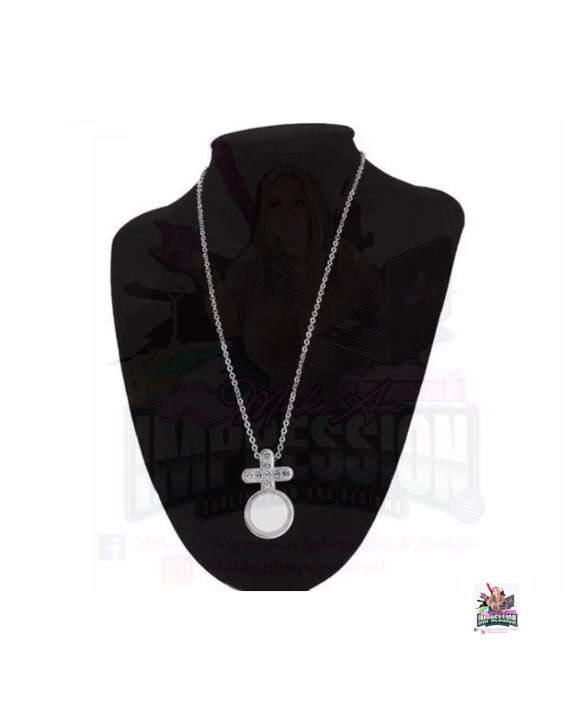 Sublimation Blank Cross Blank Necklaces
