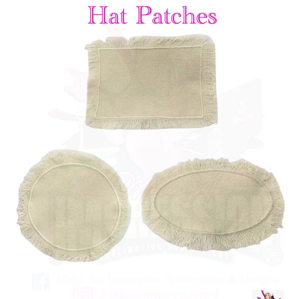 Blank Hat Patch for Sublimation or Vinyl