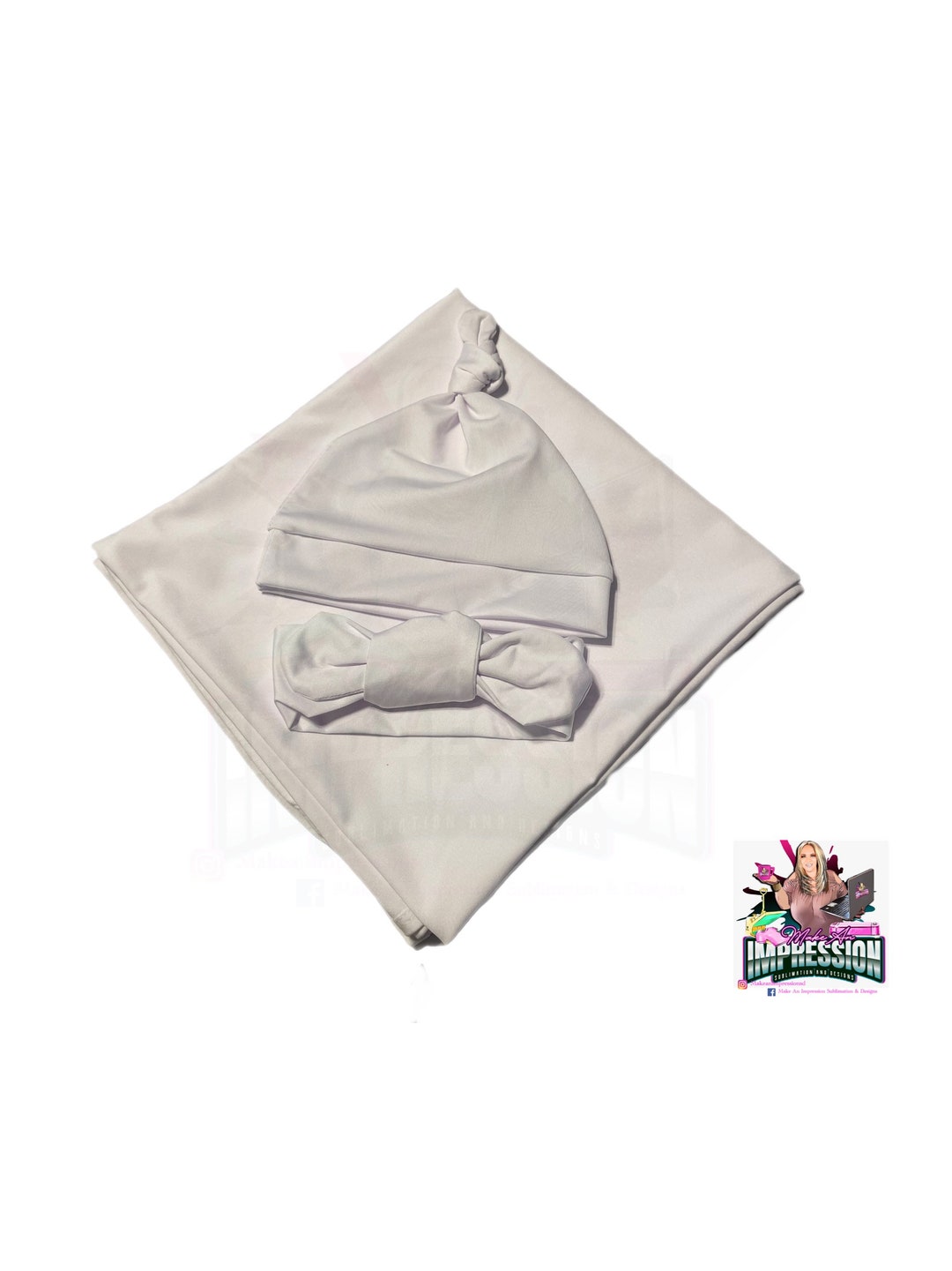 Sublimation Baby Swaddle Set Etsy