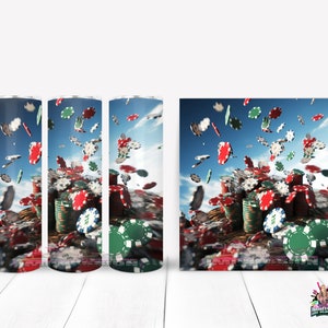 Fiches da poker 3D Bicchiere da 20 once