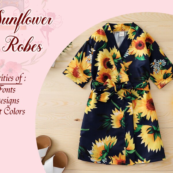 Sunflower Bridesmaids Robes - Etsy