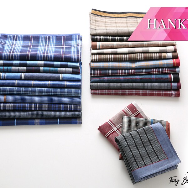 Mens Handkerchief Etsy