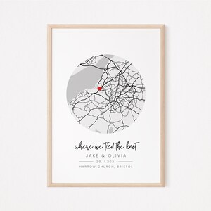 Impression personnalisée de localisation de carte dessinée à la main | Cadeaux pour couples | Fiançailles | Anniversaire | Minimaliste | Anniversaire | Décoration d'intérieur | A3 A4 A5