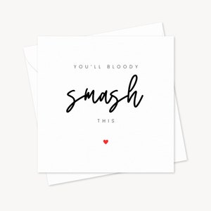 Carte bonne chance | Vous allez le briser carte | Carte de bonne chance pour nouvel emploi | Carte bien faite | Vous avez cette carte de bonne chance | Carte de bonne chance pour nouvelle aventure