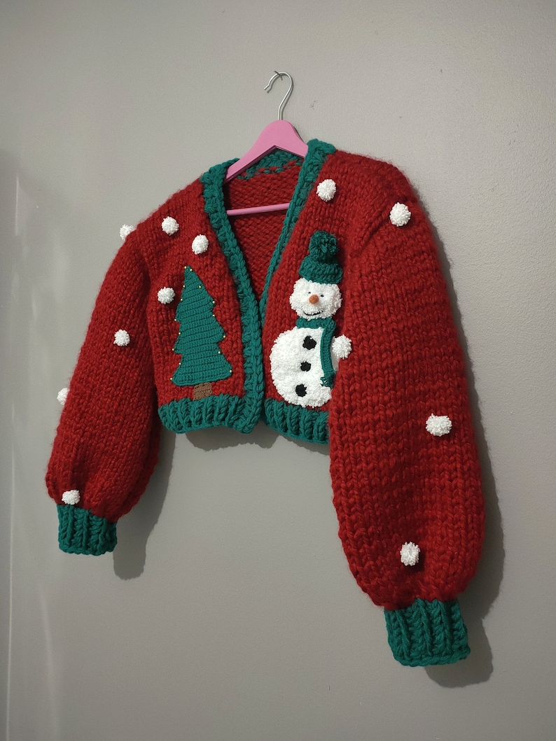 TOFOTL Cardigan De Noel Femme, Mi Longue, Cardigan Hiver D