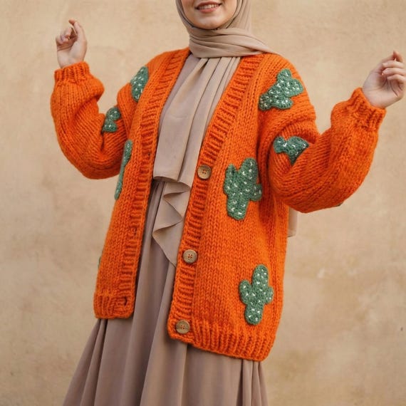 Kaktus Strickjacke & Pullover - Kaktus Pullover - Dessert Baum gemustert -  Kaktus Strickjacke - Plus bergroe Optionen - Etsy sterreich