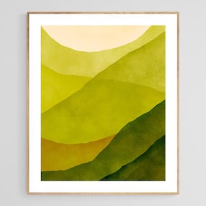 Mountain Art Print, Abstract Art Print, Modern Art Print, Watercolor Art Print, Abstract Wall Art, Watercolor Painting, Abstract Landscape
