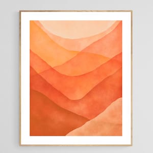 Mountain Art Print, Abstract Art Print, Modern Art Print, Watercolor Art Print, Abstract Wall Art, Watercolor Painting, Abstract Landscape