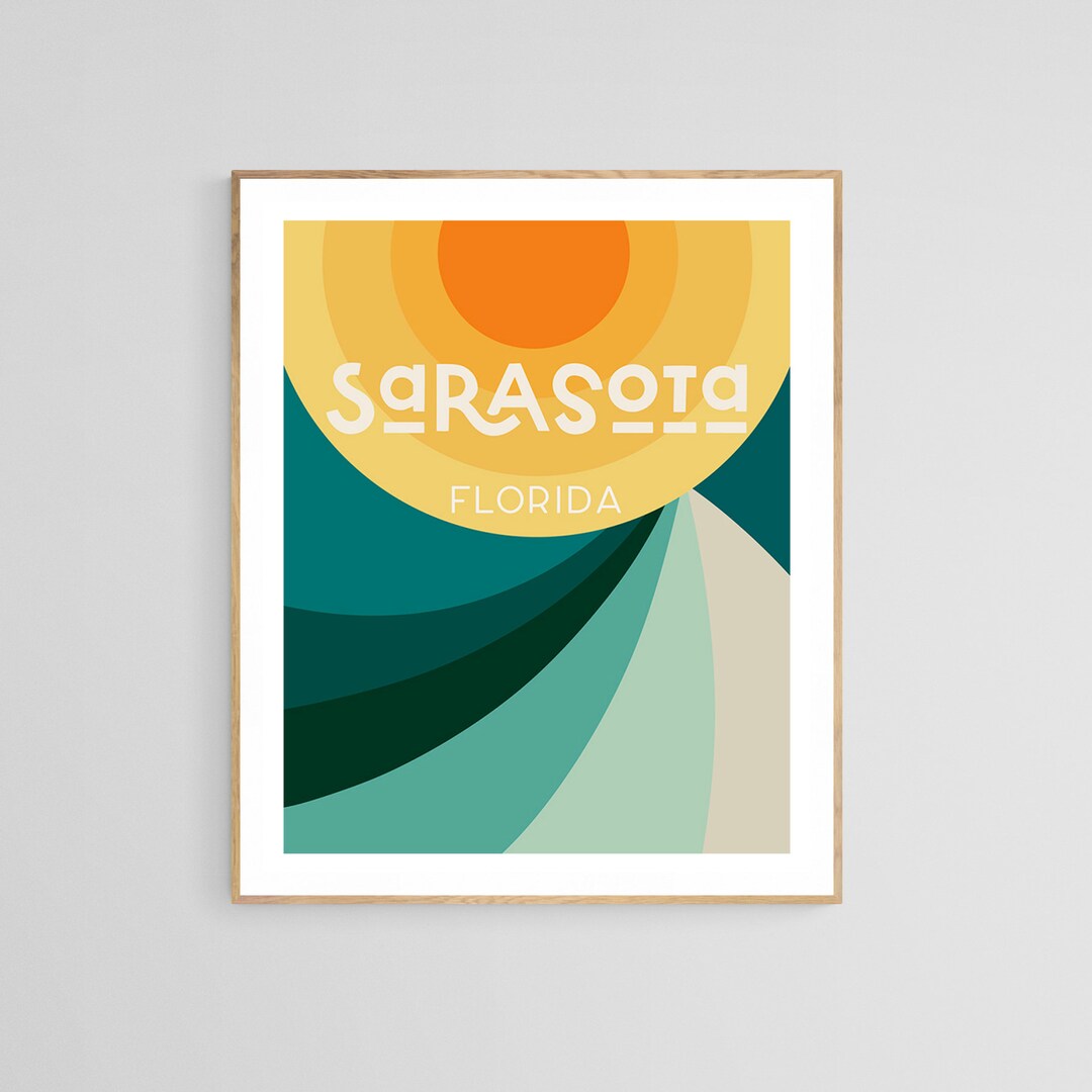Sarasota Wall Art, Florida Art Print, Gulf Coast Art, Sarasota Art