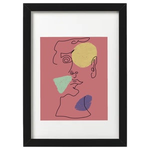 Line art/ Abstract Male/ DIGITAL DOWNLOAD File