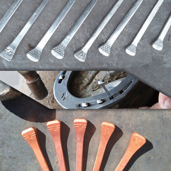 Horseshoe Nail Jewelry Etsy