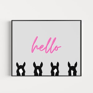 Hello Peekaboo Horse Instant Download 16x20&quot;