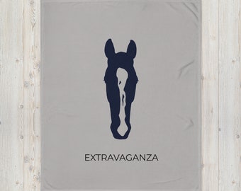 Custom Equestrian Throw Blanket