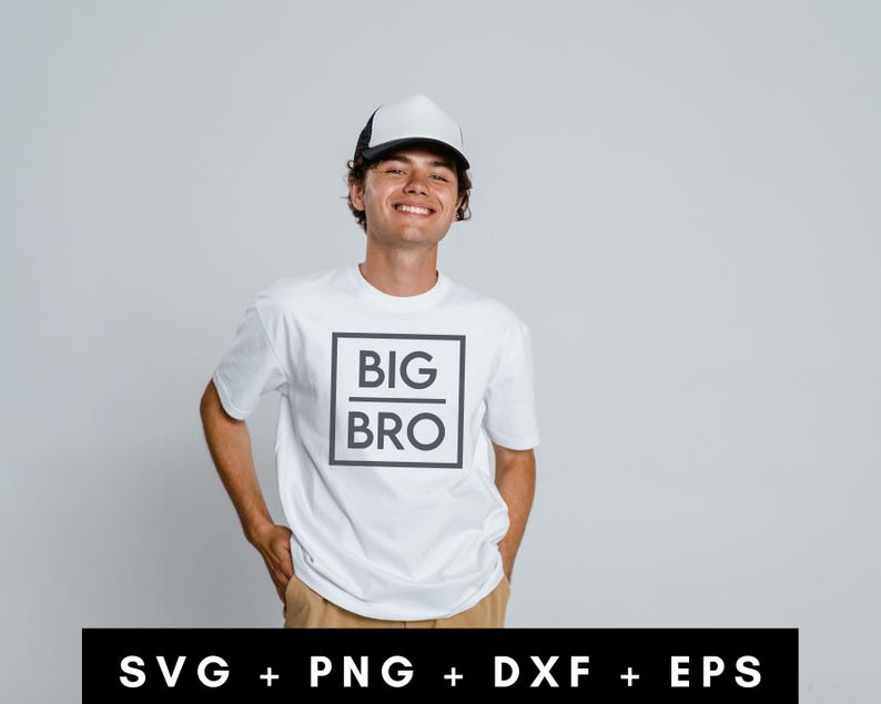 Big Bro SVG Design, Sibling Announcement Shirt (digital Download) - Etsy