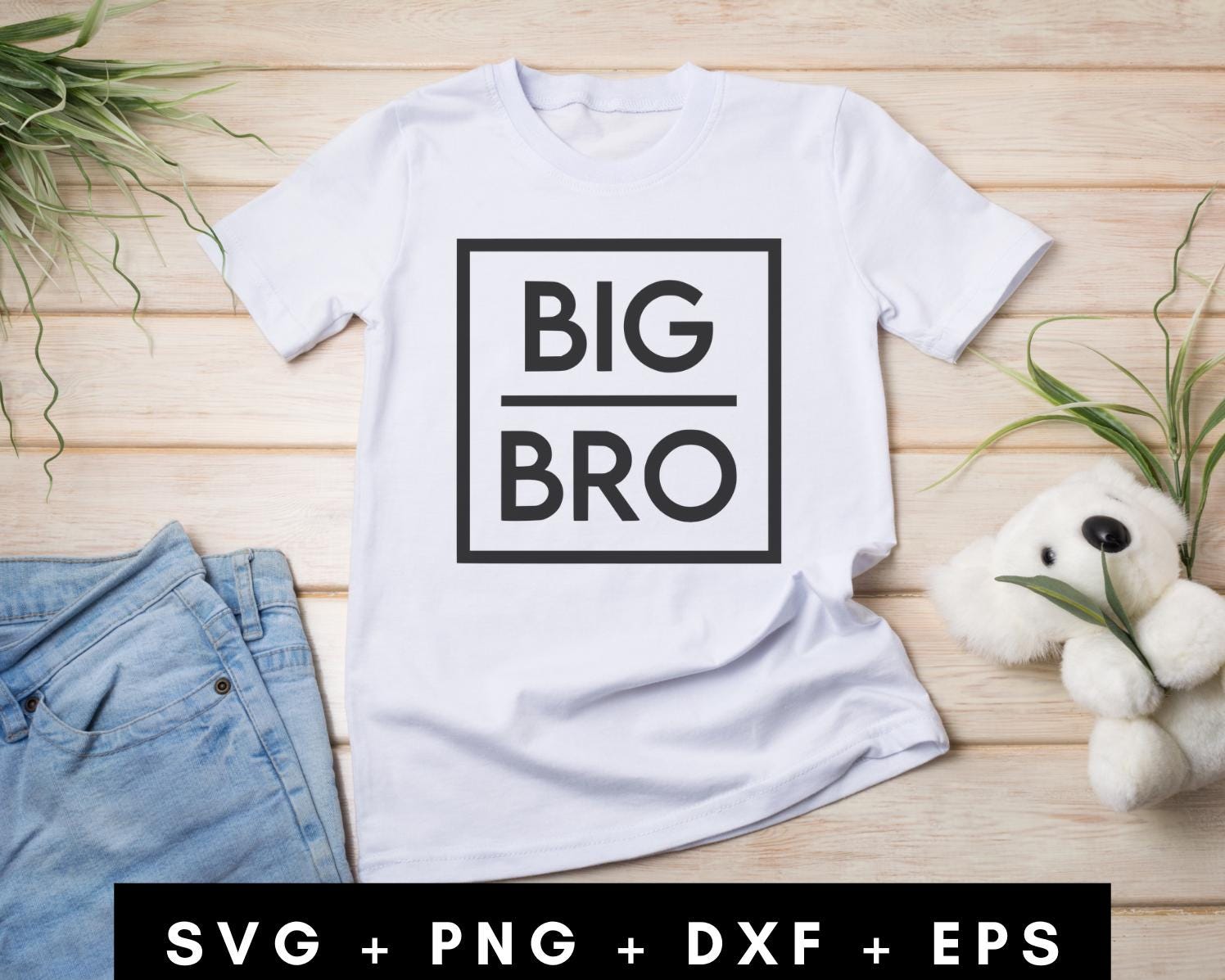 Big Bro SVG Design, Sibling Announcement Shirt (digital Download) - Etsy