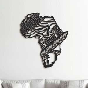 Africa Home Decor, Metal Wall Decor, Africa Wall Art, Above Bed Decor, Afro Wall Decor, Metal Wall Art, Large Metal Wall Art, Metal Signs