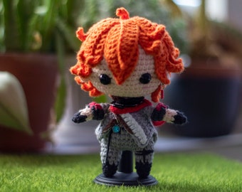 Nr. 11 der Fatui Harbingers, Codename Childe Amigurumi handgefertigter Tartaglia-Plüsch