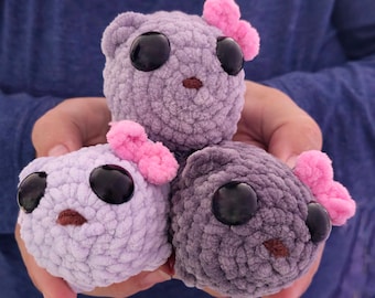 Sad Hamster Viral TikTok Meme Handmade Crochet Stuffed Toy [LIMITED QUANTITY]