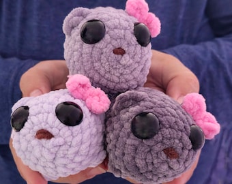 Peluche virale TikTok Meme pour hamster triste fait main au crochet [QUANTITÉ LIMITÉE]