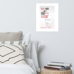 Michael Jordan Famous quote Poster ready to go on wall