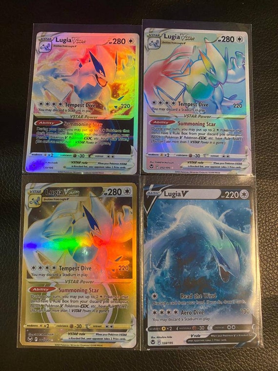 Rainbow Pokemon Cards in Spanish Shiny Vstar VMAX Holographic