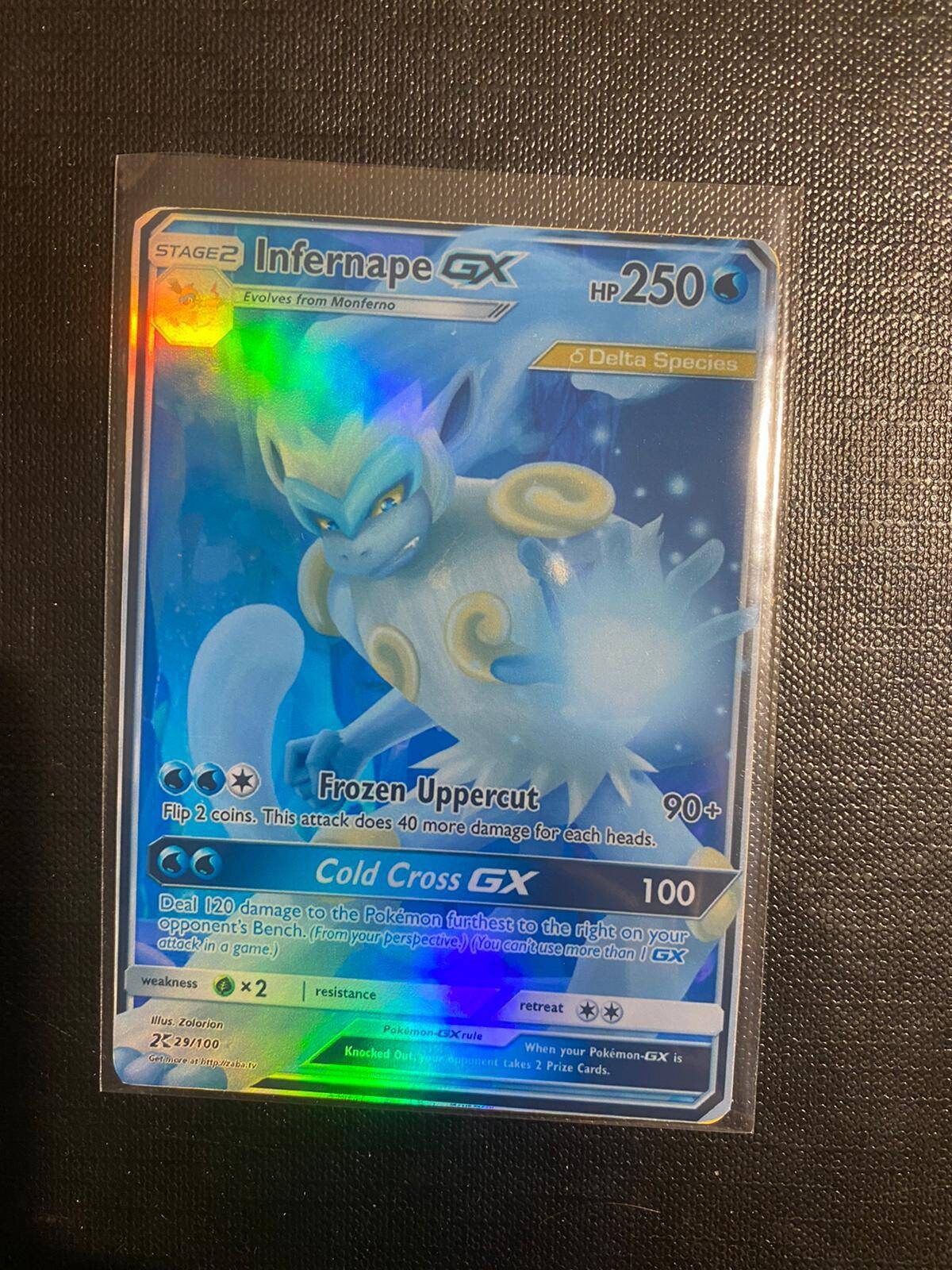 Infernape Trainer Gx Ex Vmax V Pokémon Card Orica Holographic Etsy