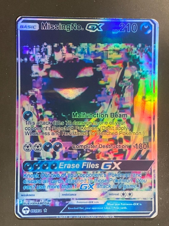 ポケモン - damage design Missingno Missino Charizard Gx Ex Vmax V Card Orica