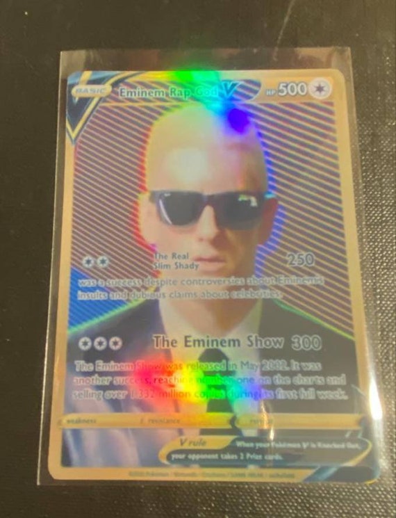 Rick Astley Pokemon Card First Edition Full Holographic 