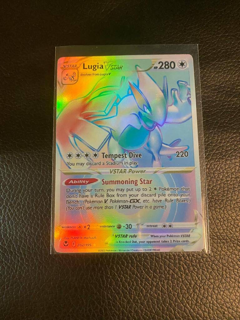 Shadow Lugia ho oh gx charizard gx ex vmax v Pokémon card Orica holographic  Pikachu Pokemon celestial lights custom made