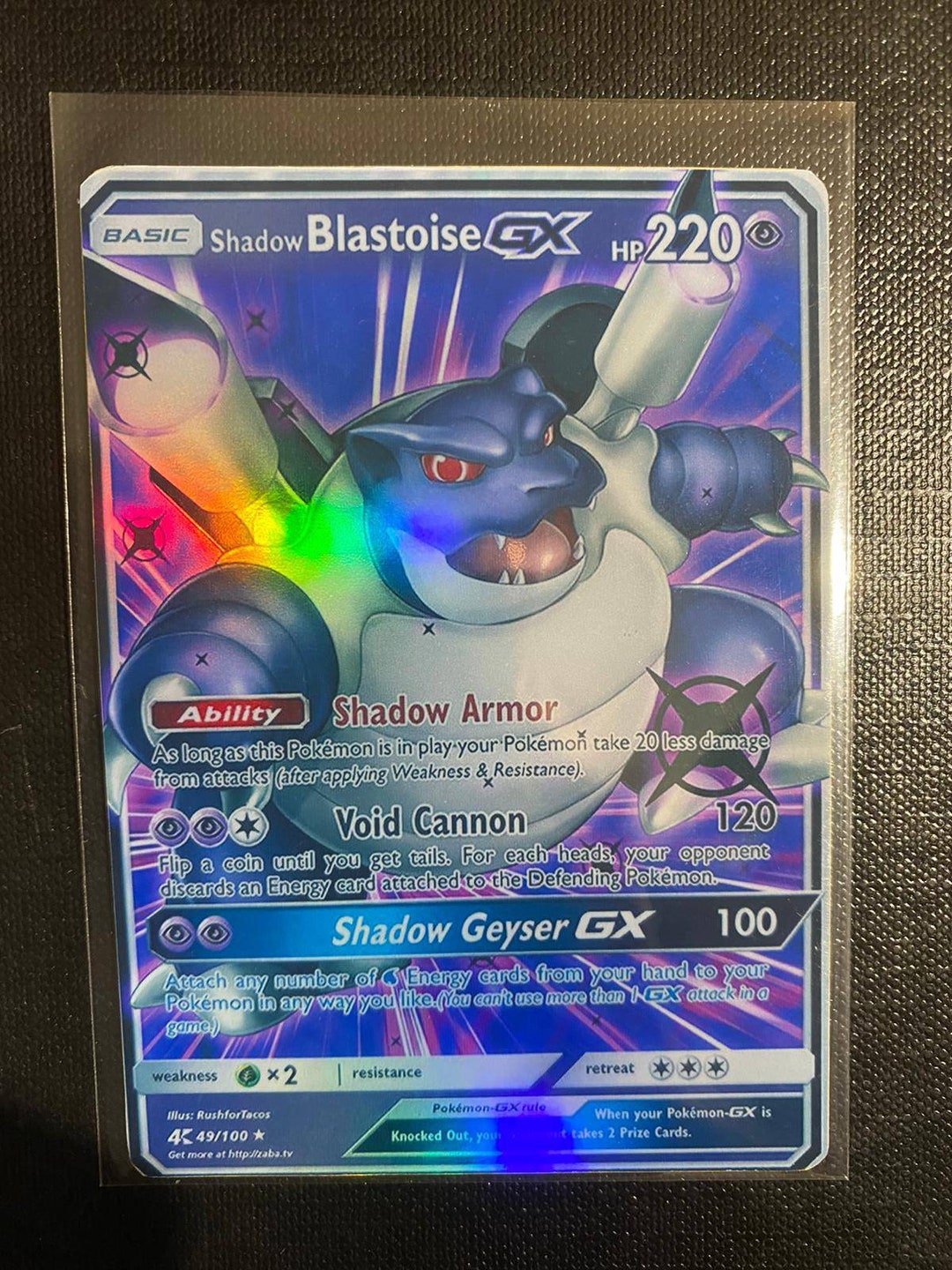 Shadow Armored Mewtwo Gx Charizard Gx Ex Vmax V Pokémon Card 