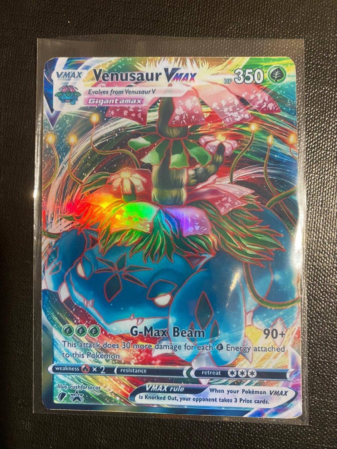 Venusaur Vmax Charizard Vstar Gx Ex Vmax V Pokémon Card Orica Holographic Pikachu Pokemon Custom