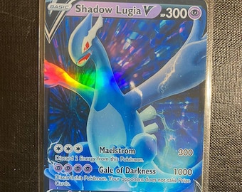 Shadow Lugia gx charizard gx ex vmax v Pokémon card Orica holographic Pikachu Pokemon celestial lights custom made