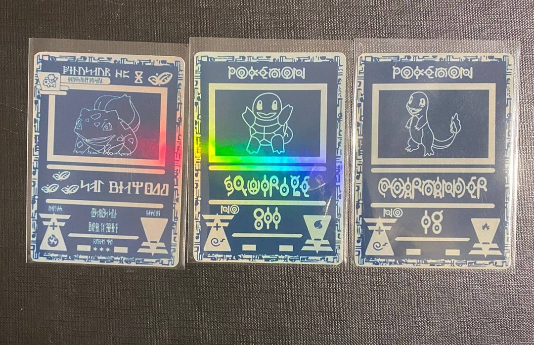 Bulbasaur Charmander Squirtle Charizard Gx Ex Vmax V Pokémon Card Orica