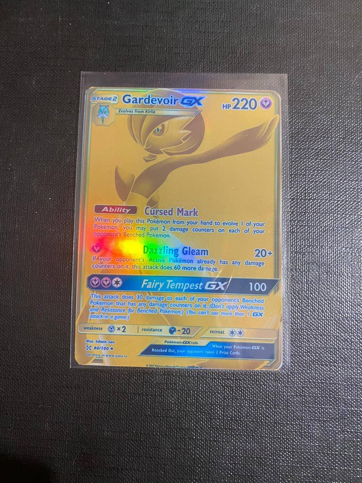 Carta Pokémon Gardevoir Gx Full Arte Original!