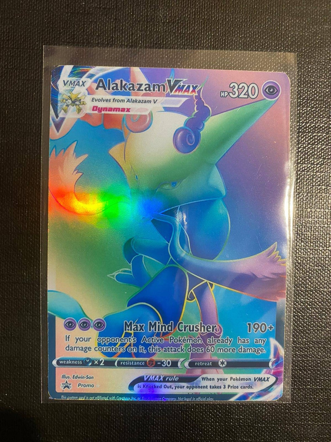 Alakazam Gx Charizard Gx Ex Vmax V Pokémon Card Orica - Etsy