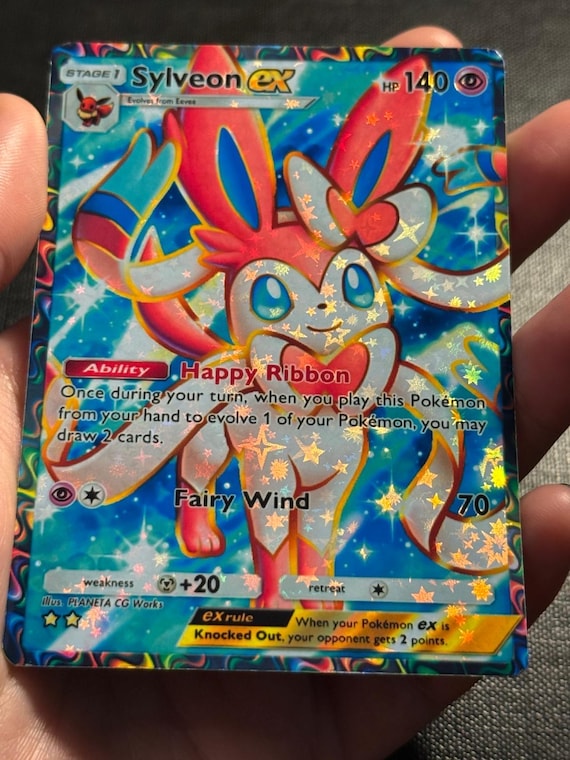Sylveon Shiny Shining Ex Tcg Gx Ex Vmax V Card Orica