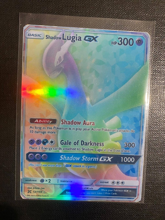 Shadow Lugia gx charizard gx ex vmax v Pokémon card Orica -  Portugal