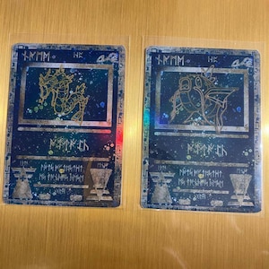 Magikarp antique Gyarados gx ex vmax v carte Orica holographique Pikachu Pokémon lumières célestes fait sur mesure mewtwo