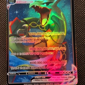 Rayquaza gx ex vmax v Pokémon kaart Orica holografische Pikachu Pokemon hemelse lichten op maat gemaakt