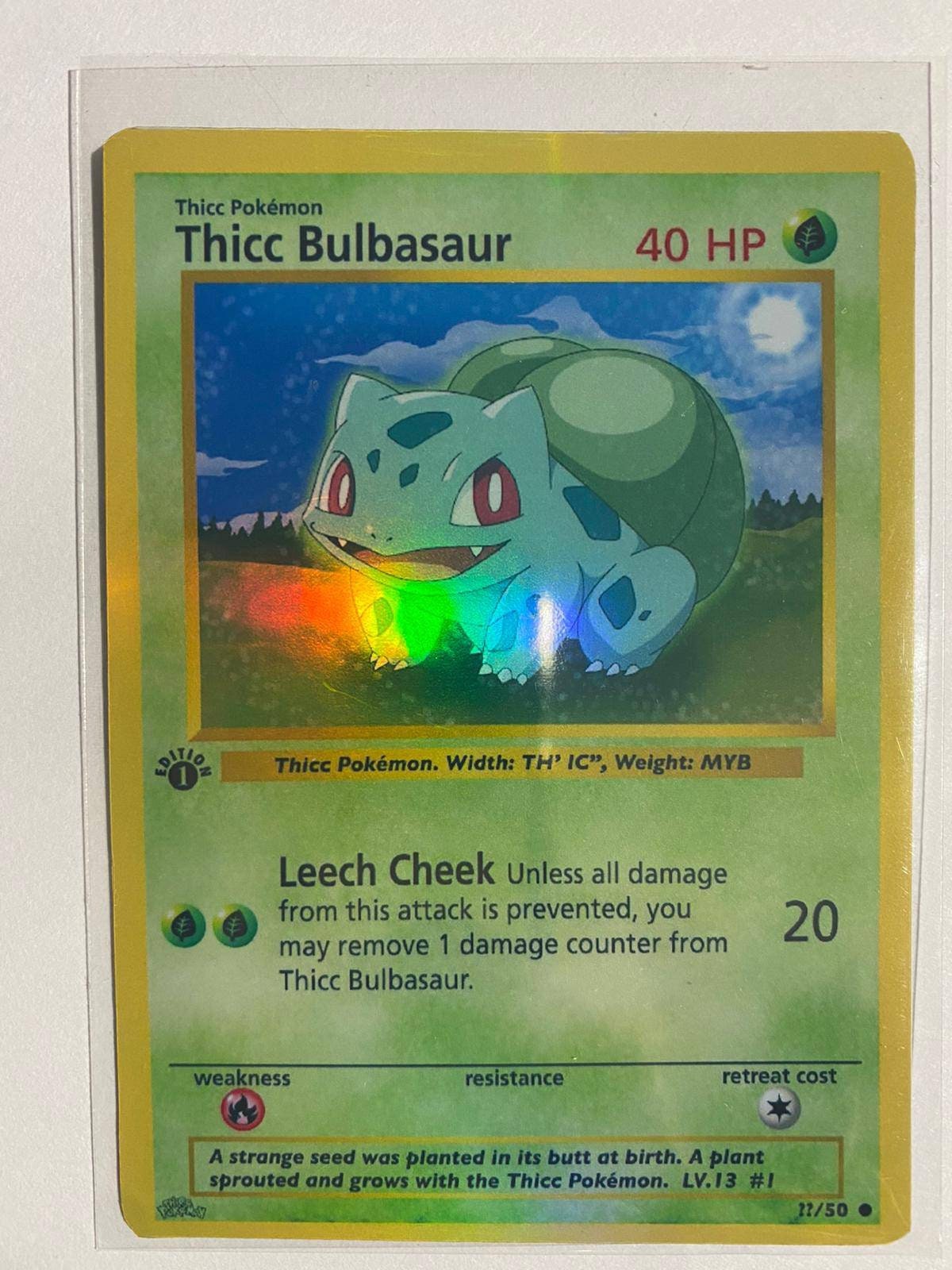 PKM Thicc Bulbasaur Card Custom Quilt – PKM Nations