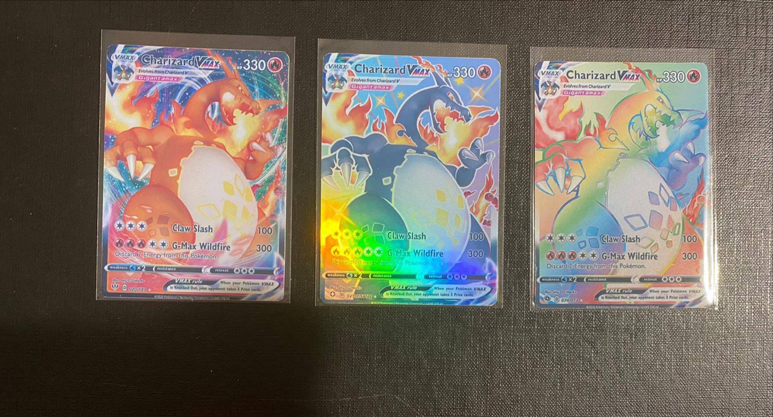 Charizard, Dragonite VSTAR, Mewtwo V Secret Rare, Kanto Starters