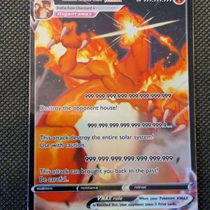 リザードンGX EX VMAX V ポケモンカード オリカ ホログラフィック ピカチュウ ポケモン 天体ライト カスタムメイド